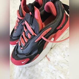 Nike Red and Black Athletic Shoes